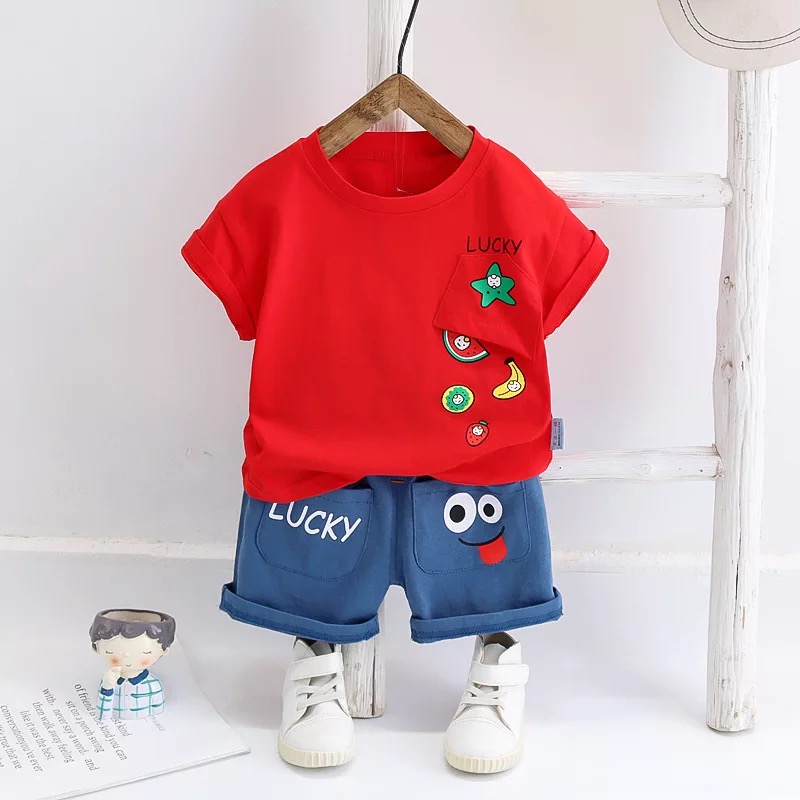 AB123 - Two Pieces Baby Boy Suit Set I