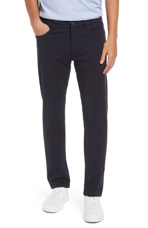 Men's Navy Blue Stretch Twill Pants