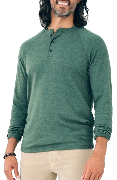 Men's Henley Long Sleeve Shirt