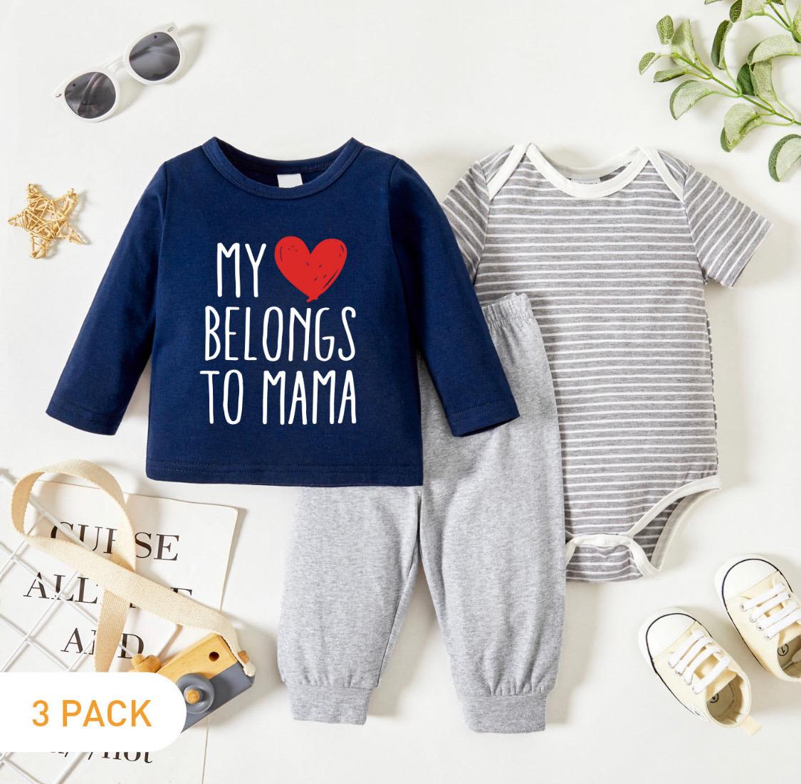 AB130 - Three Pieces Baby Sets IIIIIIIIIII